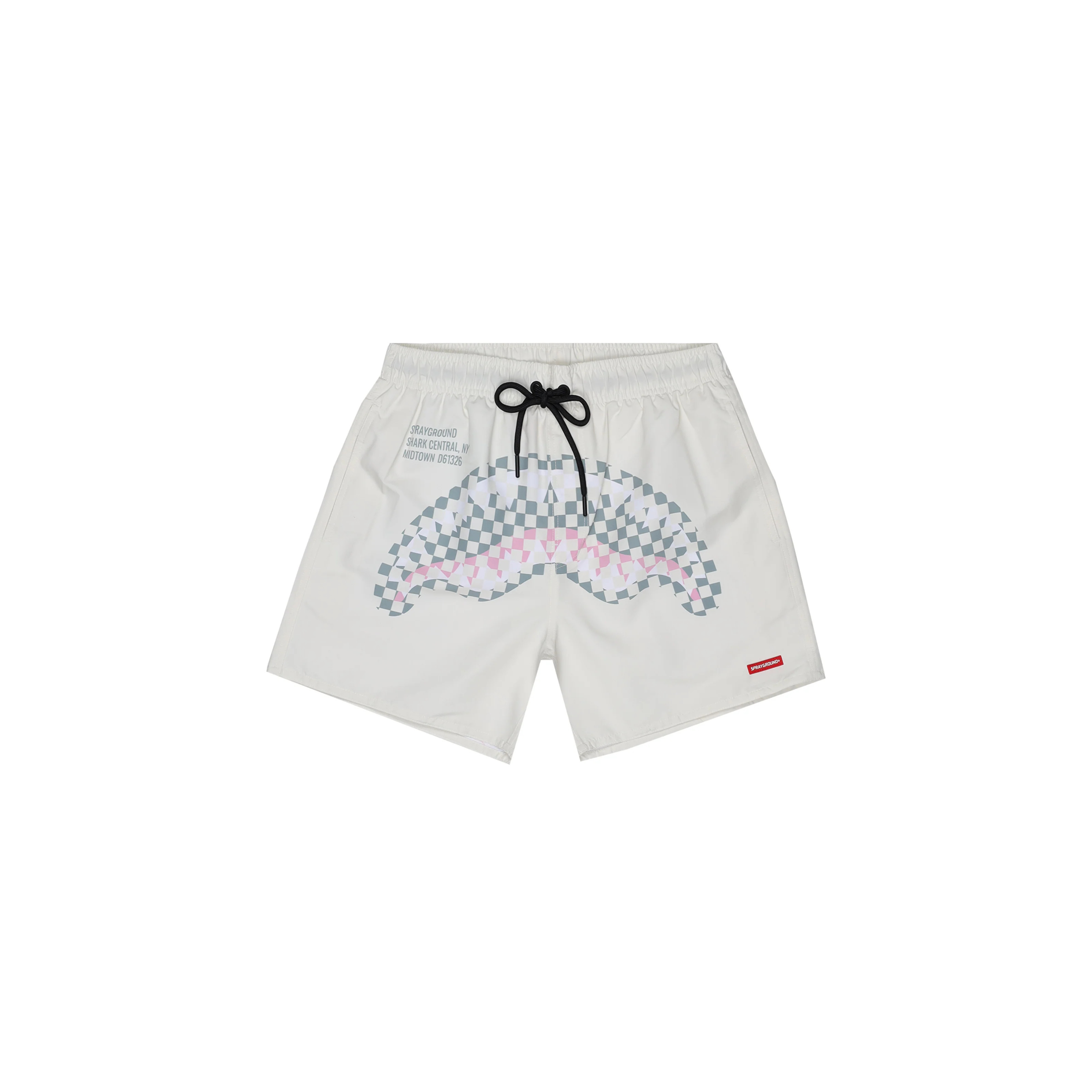 Cream Check Shark Central Swim Sprayground
