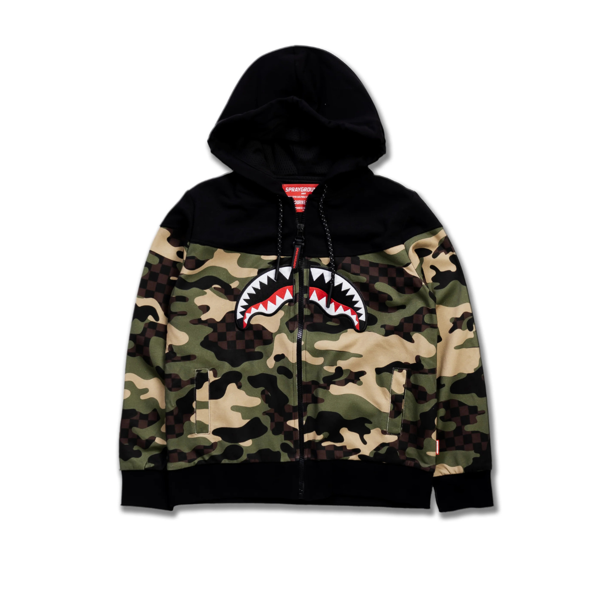 FELPA ZIP SPRAYGROUND CAMO