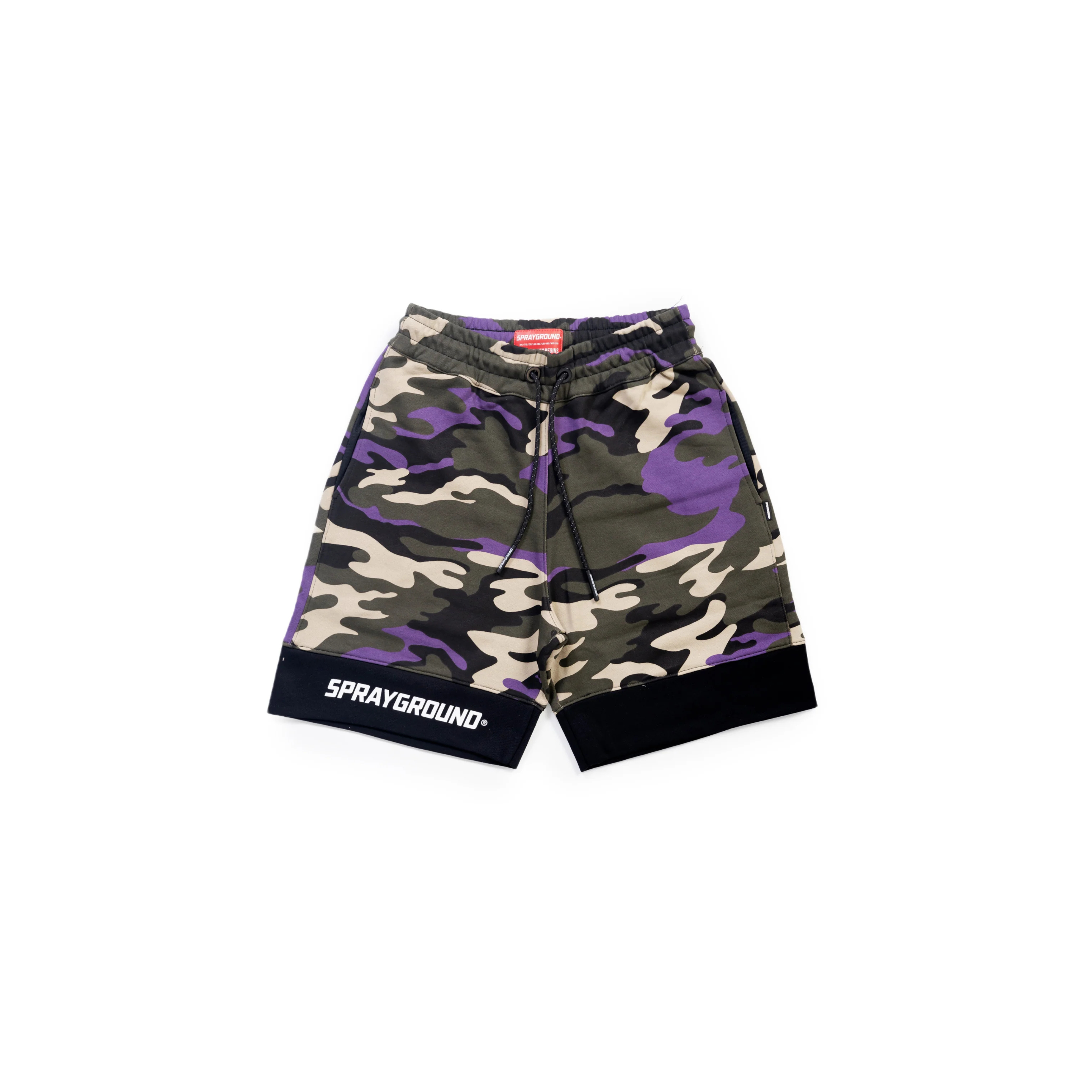 Purple Camo Shorts Sprayground